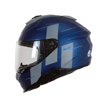 CASCO INTEGRAL HJC I71 PEKA_MC2-SF AZUL+GRIS